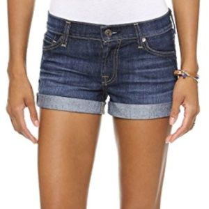 7 For All Mankind Denim Roll Up Shorts